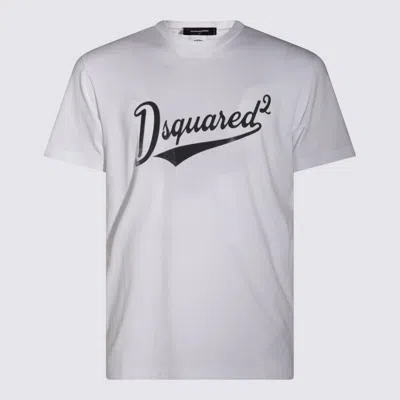 Dsquared2 White Cotton T-shirt