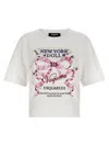 Dsquared2 Vaquera Breezy Fit Jersey T-shirt In White