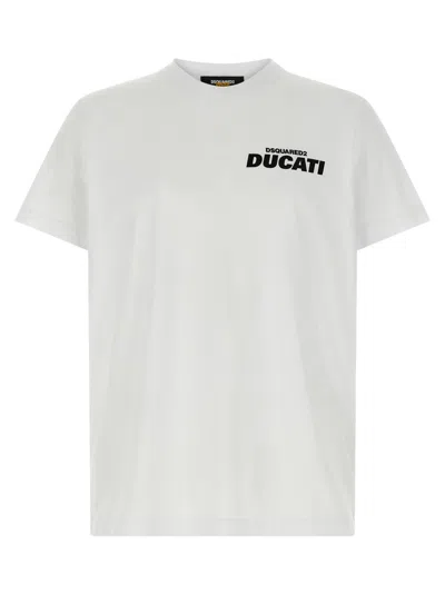 DSQUARED2 WHITE COTTON T-SHIRT