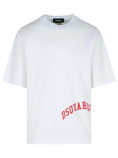 Dsquared2 White Cotton T Shirt