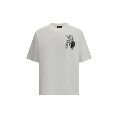 DSQUARED2 WHITE COTTON T-SHIRT