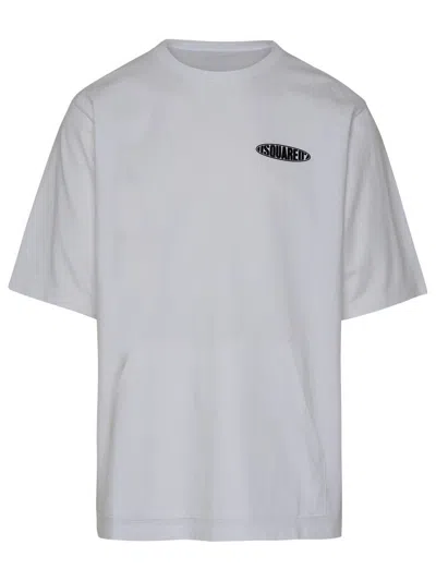 DSQUARED2 DSQUARED2 WHITE COTTON T-SHIRT