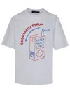Dsquared2 White Cotton T-shirt In White