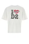 Dsquared2 Graphic Print Crew Neck Short Sleeve T-shirt In Multi