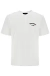 Dsquared2 Men White Crewneck T-shirt With Logo Lettering On The Front In Cotton Man