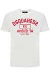 Dsquared2 Cotton Crew-neck T-shirt In White