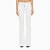 DSQUARED2 WHITE COTTON TROUSERS