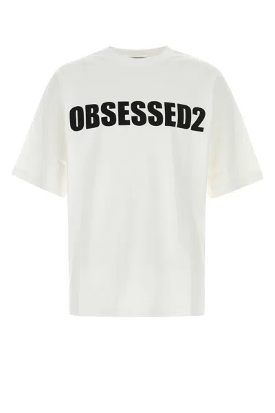 Dsquared2 Obsessed2 Loose Fit Tee In White