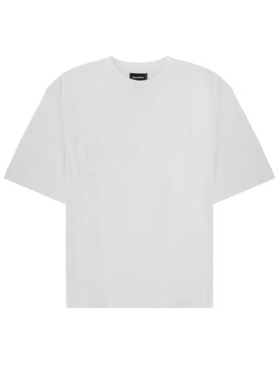 DSQUARED2 WHITE CREW NECK T-SHIRT