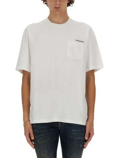 Dsquared2 White Crew Neck T-shirt
