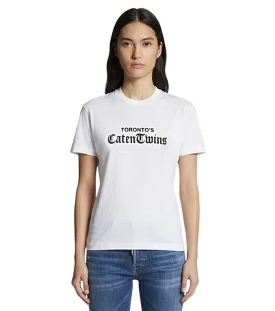 Dsquared2 White Crew Neck T-shirt