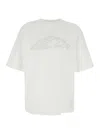 Dsquared2 White Crewneck T-shirt With Icon Logo Printed On The Front In Cotton Man