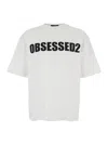 Dsquared2 Obsessed2 Loose Fit Tee In White