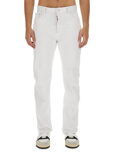 Dsquared2 White Denim Jeans