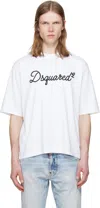 Dsquared2 Logo Cotton T-shirt In White