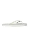 Dsquared2 Logo Rubber Flip Flops In White