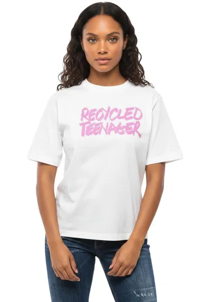 Dsquared2 Slogan-print Short-sleeve T-shirt In White