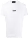 Dsquared2 Icon Logo Printed Cotton Jersey T-shirt In White