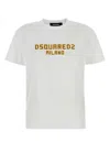 Dsquared2 White Just Right Fit D2 Milano T-shirt