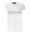 Dsquared2 White Knotted T-shirt In White
