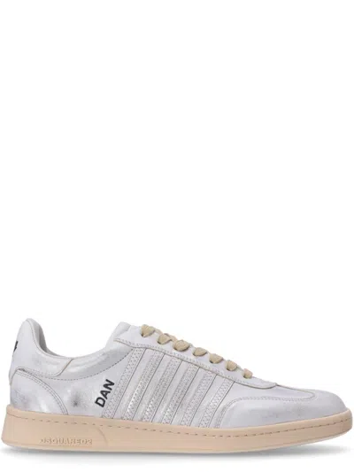 Dsquared2 White Lace-up Sneakers