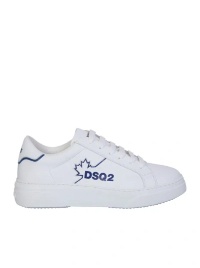 Dsquared2 White Lace-up Sneakers