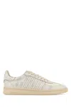 Dsquared2 White Leather Boxer Sneakers In Neutral