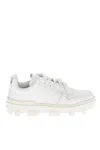 Dsquared2 White Leather Sneakers In White