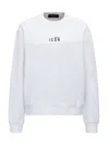 Dsquared2 White Logo Crew Neck Sweatshirt In White