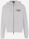 Dsquared2 Cotton Hoodie With Logo In White