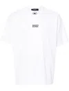 Dsquared2 T-shirt Aus Bio-baumwolle Mit Logo In White