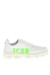 Dsquared2 Logo-printed Leather Sneakers In White
