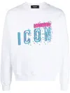 Dsquared2 White Logo Sweatshirt In White