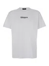 Dsquared2 'cool Fit Tee' White T-shirt With Logo Print On The Front In Cotton Man In White
