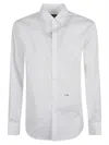Dsquared2 Stretch Cotton Shirt In White