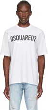 Dsquared2 Dsquared Man T-shirt In 100 White