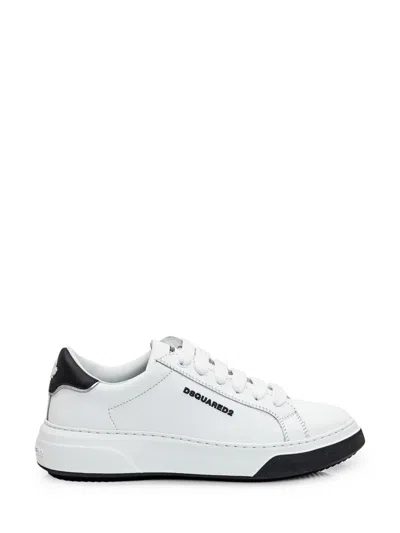 DSQUARED2 WOMEN WHITE LOW-TOP SNEAKERS, 3.5 LUXURY SNEAKERS FOR WOMEN DARVEYS