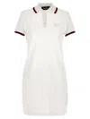 Dsquared2 Long Dress Cut-out Collar In White