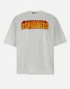 Dsquared2 Crew Neck Cracked Effect Graphic Print