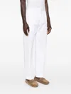 Dsquared2 White Men's Pant Fold Front In White
