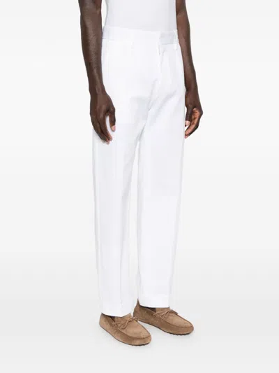 Dsquared2 White Men's Pant Fold Front