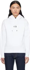 Dsquared2 Icon-print Pullover Hoodie In 966 White-black