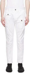 Dsquared2 Trousers In 100 White