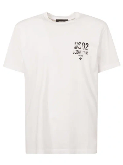 Dsquared2 White Short Sleeves T-shirt