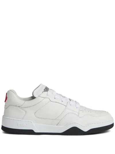 Dsquared2 White Spiker Sneakers