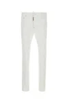 Dsquared2 Dsquared Men White Stretch Denim Cool Guy Jeans In White