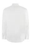 Dsquared2 White Stretch Poplin Dan Shirt In White