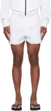 Dsquared2 White Summer Lovers Linen Shorts In White