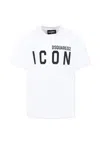 Dsquared2 Kids Icon T-shirt In White