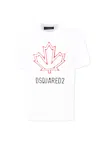 Dsquared2 White T-shirt For Boy With Logo In White